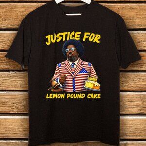 Afro Justice For Lemon Pound Cake Funny T-Shirt  73